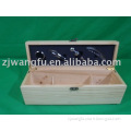 pine wood wine case with accessories